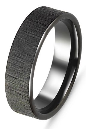 انگشتر استیل (فولاد) مشکی زنانه استیل ضد زنگ Takı Dükkanı - کد 896747235