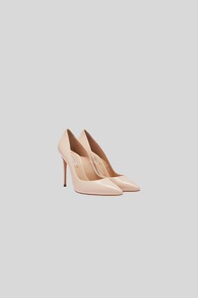 کفش پاشنه بلند کلاسیک صورتی زنانه چرم مصنوعی Casadei - کد 929008701