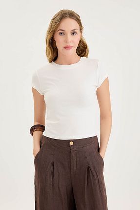 بلوز نباتی زنانه هندسی Vitrin - کد 929001109