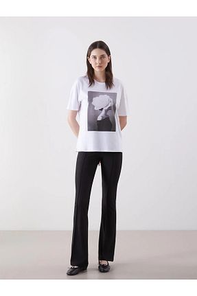 ساق شلواری سبز زنانه بافتنی LC Waikiki - کد 928992647