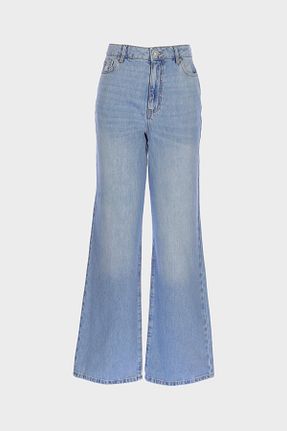 شلوار جین متالیک زنانه پاچه پهن CROSS JEANS - کد 929022936