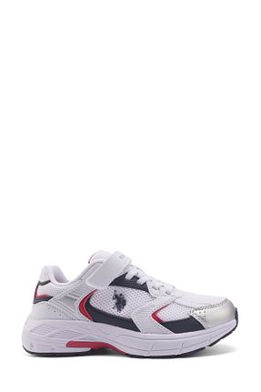 کفش اسنیکر سفید بچه گانه بدون بند U.S. Polo Assn. - کد 829854844