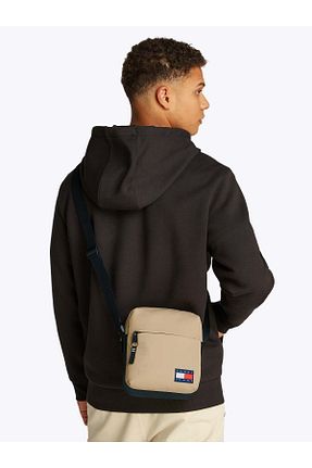 کیف دستی بژ مردانه سایز متوسط Tommy Hilfiger - کد 929024094