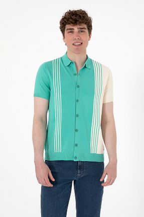 پلیور فیروزه ای مردانه رگولار U.S. Polo Assn. - کد 929018867