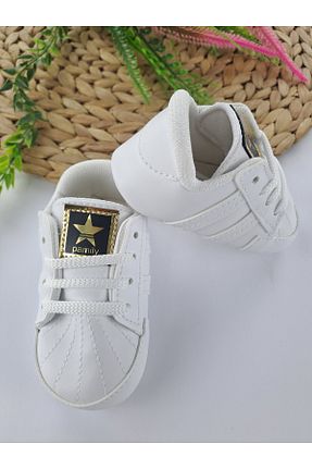 کفش اسنیکر سفید بچه گانه بدون بند Butik - کد 929024085