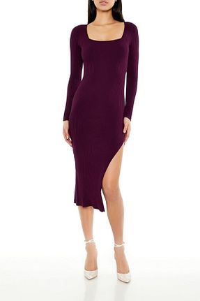 لباس بنفش زنانه تریکو Forever 21 - کد 929038105