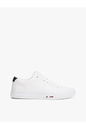 کفش اسنیکر سفید مردانه چرم اصل Tommy Hilfiger - کد 929032818
