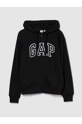 سوئیشرت مشکی زنانه چاپی GAP - کد 927228930