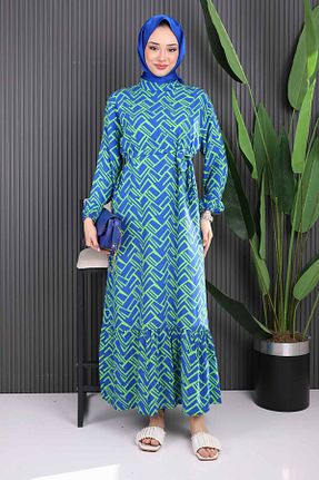 لباس حجاب سبز زنانه رگولار İmajButik - کد 929045119