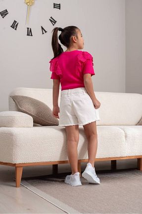 دامن سفید بچه گانه جین Ecenin Favorileri - کد 929204551