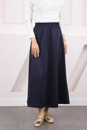 دامن حجاب سرمه ای زنانه کلوش İmajButik - کد 929051036