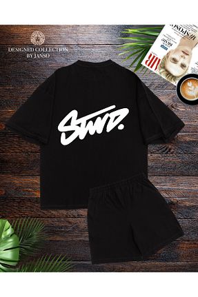 ست بالاتنه و پائین تنه سایز بزرگ مشکی مردانه فاق نرمال ACTIVE MODA - کد 929212315