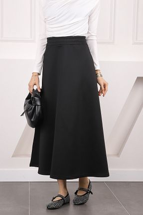 دامن حجاب مشکی زنانه کلوش İmajButik - کد 929051027
