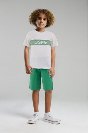 ست بالاتنه و پائین تنه سبز بچه گانه بافتنی U.S. Polo Assn. - کد 929215854