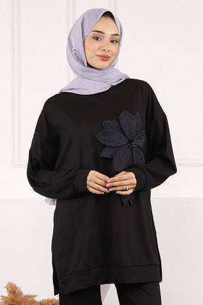 ست بالاتنه و پائین تنه حجاب مشکی زنانه رگولار İmajButik - کد 929054776