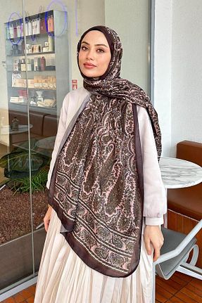 شال صورتی زنانه پنبه ای lamelif - کد 929055022