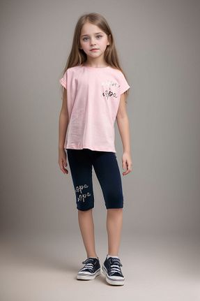ست بالاتنه و پائین تنه صورتی بچه گانه بافتنی U.S. Polo Assn. - کد 929222746