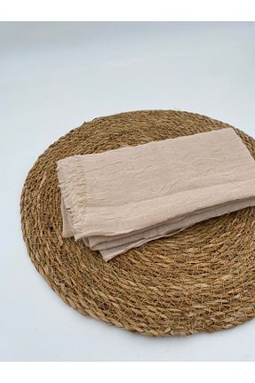 شال بژ زنانه پنبه ای ipekhane - کد 929068996
