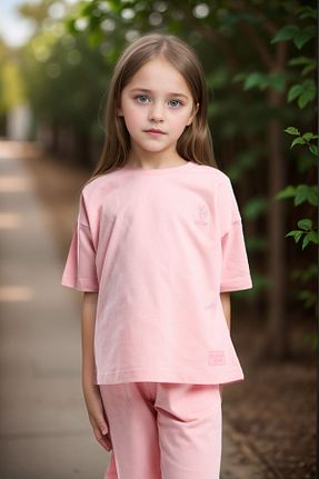 ست بالاتنه و پائین تنه صورتی بچه گانه بافتنی U.S. Polo Assn. - کد 929301460