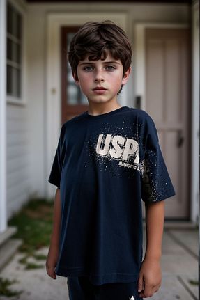 ست بالاتنه و پائین تنه سرمه ای بچه گانه بافتنی U.S. Polo Assn. - کد 929222974