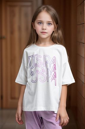 ست بالاتنه و پائین تنه سفید بچه گانه بافتنی U.S. Polo Assn. - کد 929222545