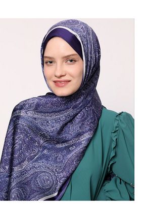 شال سرمه ای زنانه پلی استر Levidor - کد 929070965