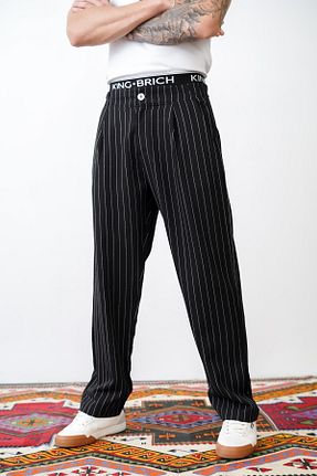 شلوار مشکی مردانه پنبه ای Butik - کد 929074442