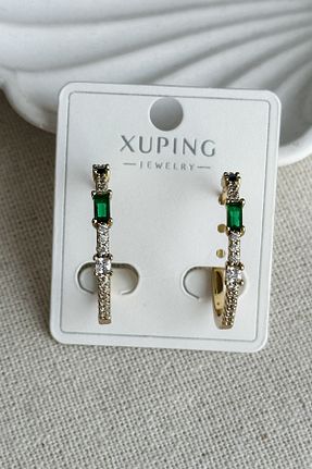 گوشواره استیل (فولاد) طلائی زنانه استیل (فولاد) Modacaprea - کد 929224025