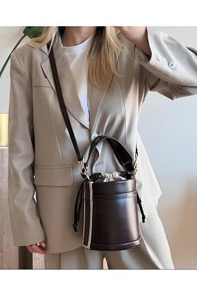 کیف دستی قهوه ای زنانه سایز متوسط Daj Company - کد 929082877