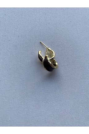 گوشواره جواهر قهوه ای فلزی COLLECTİON - کد 929115884