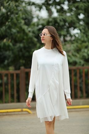 تونیک نباتی زنانه پلی استر Butik - کد 929109117