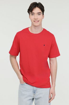 تیشرت قرمز مردانه رگولار Jack & Jones - کد 816929266