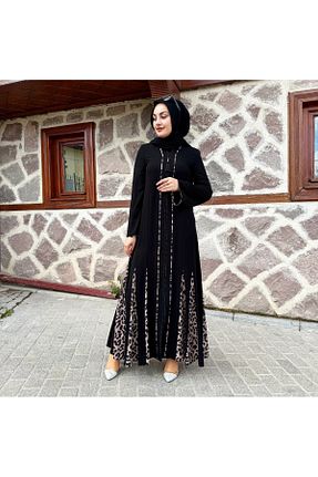 کلاه و ابایا مشکی زنانه پنبه پلی استر sümeyra - کد 929096595