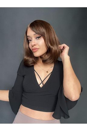 کلاه گیس قهوه ای زنانه Suzan Peruk - کد 929126749
