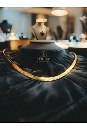 گردنبند استیل ( فولاد ) بژ زنانه استیل ضد زنگ ZERİUM - کد 926862386