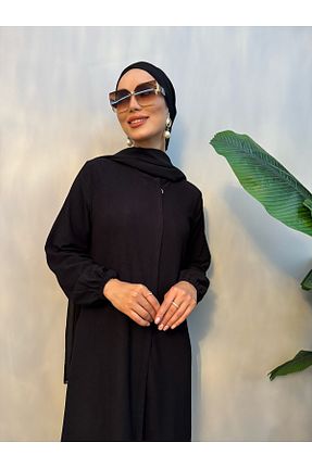 کلاه و ابایا مشکی زنانه پنبه پلی استر dilber fashion - کد 926350638