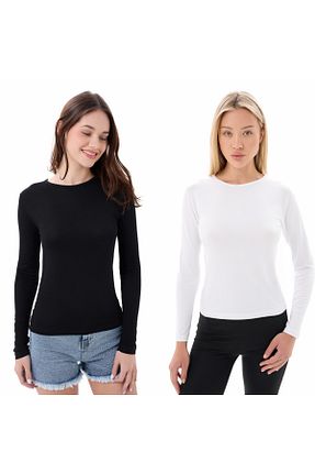 بلوز مشکی زنانه ساده vesantia - کد 921633261