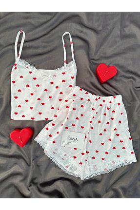 ست لباس راحتی نباتی زنانه گلدار Lena Homewears - کد 929164331