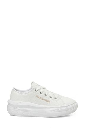 کفش اسنیکر سفید بچه گانه بند دار U.S. Polo Assn. - کد 924504217