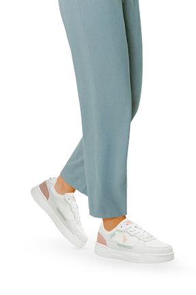 کفش اسنیکر سفید زنانه بند دار U.S. Polo Assn. - کد 897584245