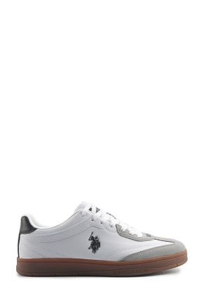 کفش اسنیکر سفید مردانه بند دار U.S. Polo Assn. - کد 904860791
