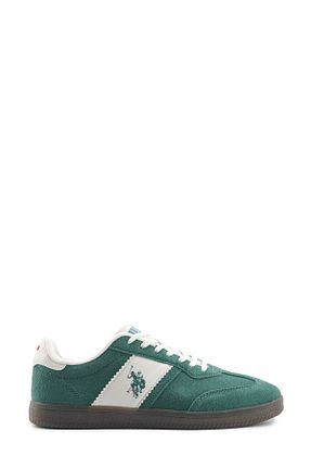 کفش اسنیکر سبز مردانه بند دار U.S. Polo Assn. - کد 922902649