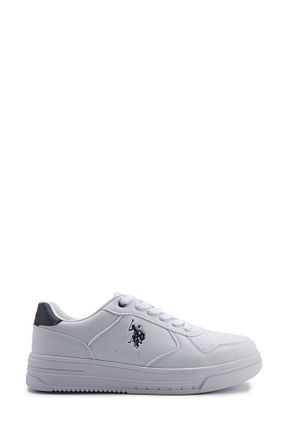 کفش اسنیکر سفید مردانه بند دار U.S. Polo Assn. - کد 901602259
