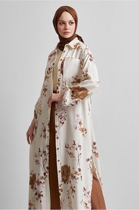 ست بالاتنه و پائین تنه حجاب نارنجی زنانه رگولار Alvina - کد 929169229