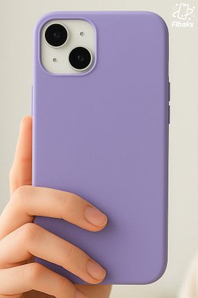 کاور و قاب بنفش iPhone 15 Fibaks - کد 762212155
