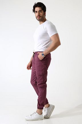 شلوار زرشکی زنانه کتان OwenLife - کد 929115907