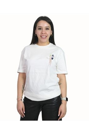 تیشرت نباتی زنانه Loose tadgu - کد 929211393