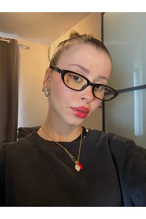 عینک محافظ نور آبی مشکی زنانه 50 LOOKUP - کد 929209526