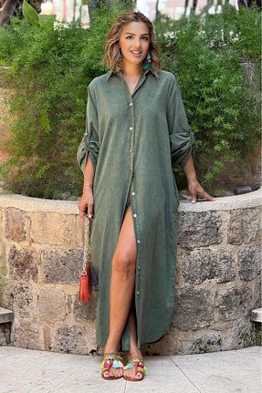 لباس خاکی زنانه بافتنی Nevin Kaya Moda - کد 929218494