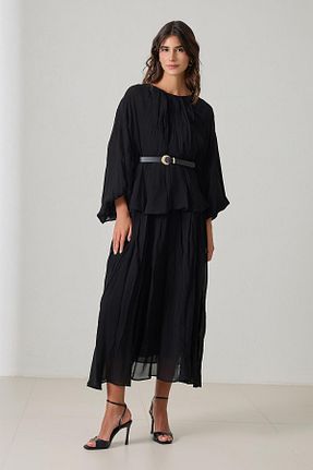لباس مشکی زنانه بافتنی Setre - کد 929223750